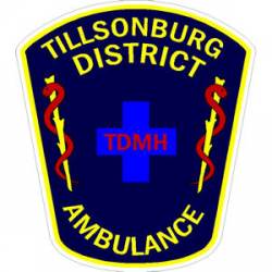 Tillsonburg District Ambulance - Sticker