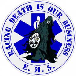 EMS Racing Death Is Our Business - Decal