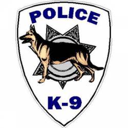 7 Point Sheriff K-9 Police - Decal