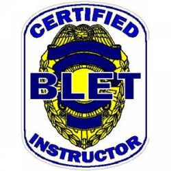 Certified BLET Instructor - Decal