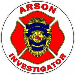 Arson Investigator - Sticker