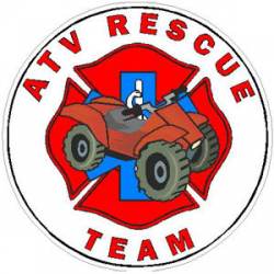 All Terrain Vehicle Rescue Team - Decal