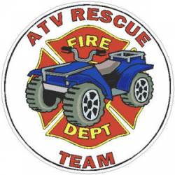 Fire Department ATV Rescue Team - Decal