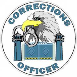 Corrections Officer Eagle - Decal