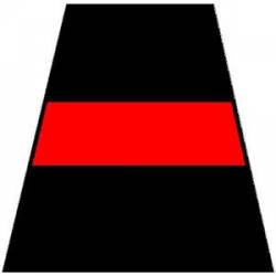 Thin Red Line Firefighter Helmet Tet - Vinyl Sticker