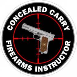 Concealed Carry Firearms Instructor - Sticker