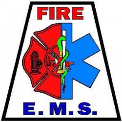 Fire EMS Helmet Tet - Vinyl Sticker