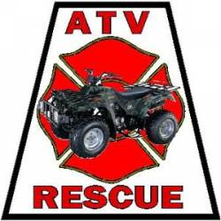 ATV Rescue Helmet Tet - Vinyl Sticker
