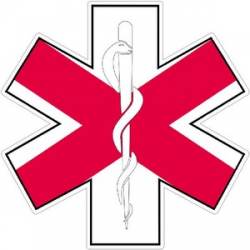 State of Alabama Star of Life - Decal