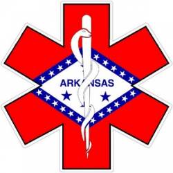 State of Arkansas Star of Life - Decal