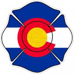 State of Colorado Maltese Cross - Decal