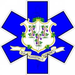 State of Connecticut Star of Life - Decal