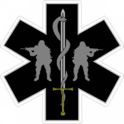 Tactical Medic Star of Life Snipers - Decal