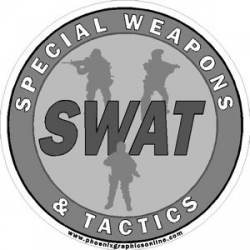 SWAT Special Weapons & Tactics Snipers - Decal