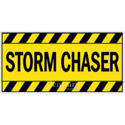 Storm Chaser - Caution Sticker