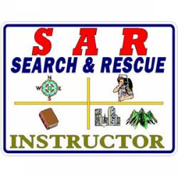 Search & Rescue Instructor - Decal