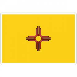 State Of New Mexico - Vinyl Flag Sticker
