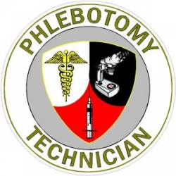 Phlebotomy Technician - Vinyl Sticker