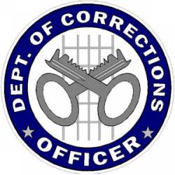 Department Of Corrections Officer - Decal
