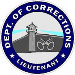 Department Of Corrections Lieutenant - Decal