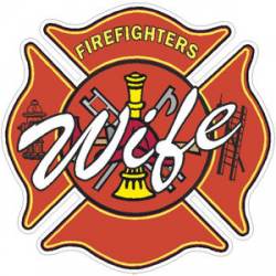 Firefighter's Wife - Sticker