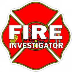 Fire Investigator - Decal