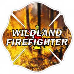 Wildland Firefighter Fire Maltese - Decal