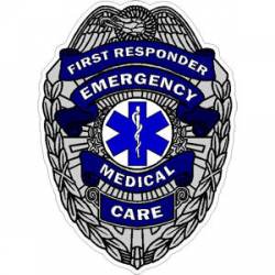 First Responder Emergency Medical Care Badge - Decal