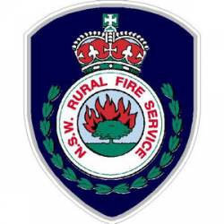 N.S.W. NSW Australia Rural Fire Service - Blue Sticker