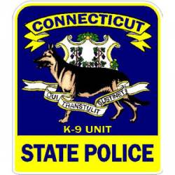 Connecticut State Police K-9 Unit - Sticker