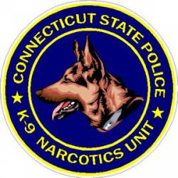 Connecticut State Police K-9 Narcotics Unit - Sticker
