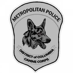 Metropolitan Police District of Columbia Canine Corps - Sticker