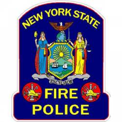 State Of New York Fire Police - Sticker