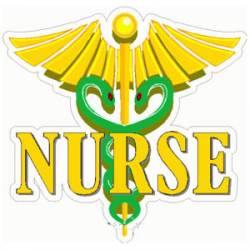 Nurse Caduceus - Sticker