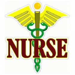 Nurse Caduceus - Decal