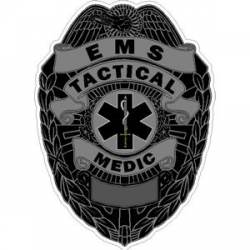 EMS Tactical Medic Badge - Decal