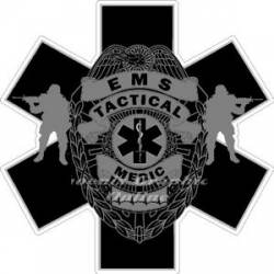 Tactical Medic Star of Life Badge - Decal