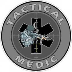 Tactical Medic Star Of Life & Sniper - Decal