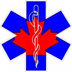 Canadian Star Of Life - Sticker