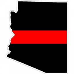 State of Arizona Thin Red Line - Decal