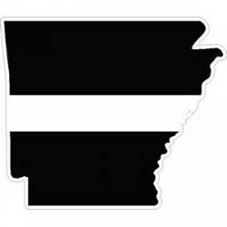 State of Arkansas Thin White Line - Decal