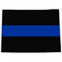 State of Colorado Thin Blue Line - Decal