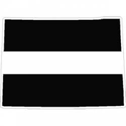 State of Colorado Thin White Line - Decal