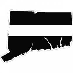 State of Connecticut Thin White Line - Decal