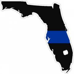 State of Florida Thin Blue Line - Decal