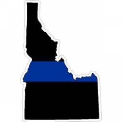 State of Idaho Thin Blue Line - Decal