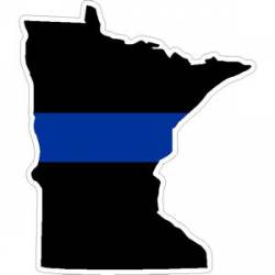 State of Minnesota Thin Blue Line - Decal