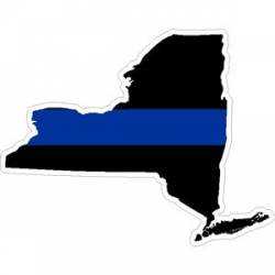 State of New York Thin Blue Line - Decal