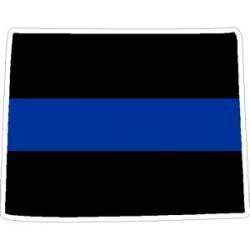 State of Wyoming Thin Blue Line - Decal