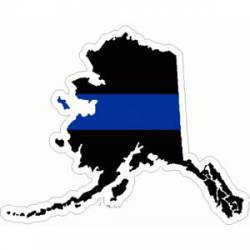 State of Alaska Thin Blue Line - Decal